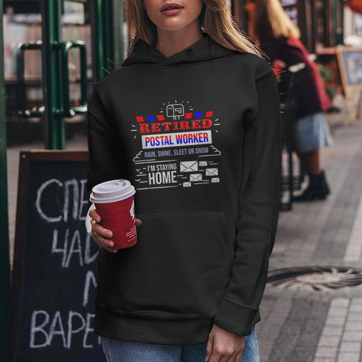 Retired Post Office Postal Worker Retirement Postman V2 Women Hoodie Personalized Gifts