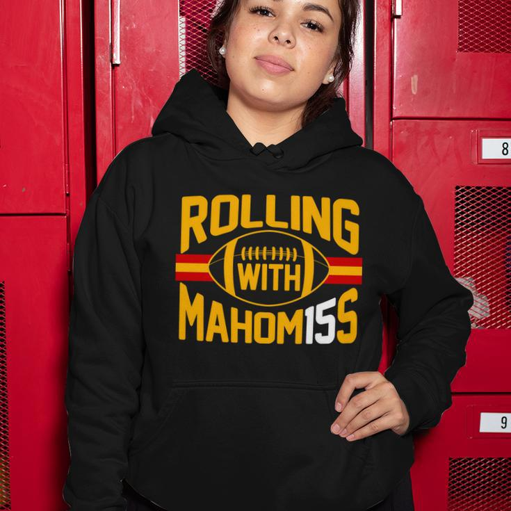 Rolling With Mahomes Kc Football Women Hoodie Unique Gifts
