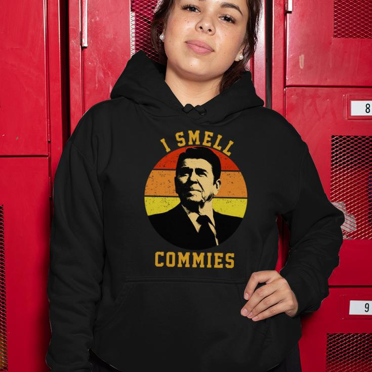 Ronald Reagan I Smell Commies Tshirt Women Hoodie Unique Gifts