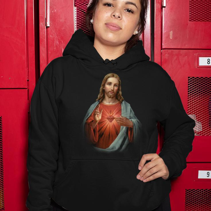 Sacred Heart Of Jesus V2 Women Hoodie Unique Gifts