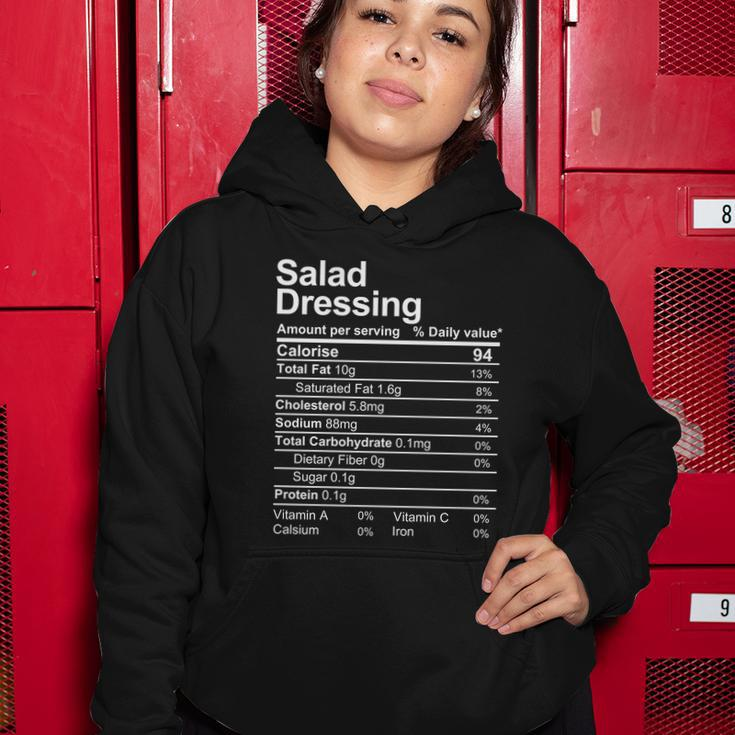 Salad Dressing Nutrition Facts Label Women Hoodie Unique Gifts