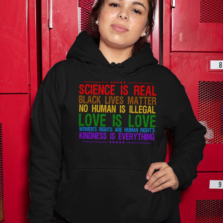 Science Is Real Women Hoodie Unique Gifts