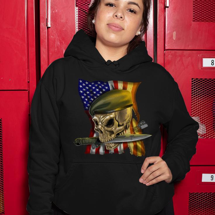 Skull Beret Military Tshirt Women Hoodie Unique Gifts