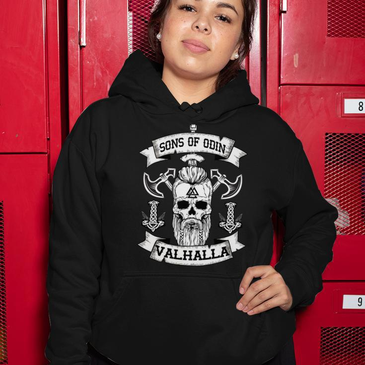 Sons Of Odin Valhalla Women Hoodie Unique Gifts