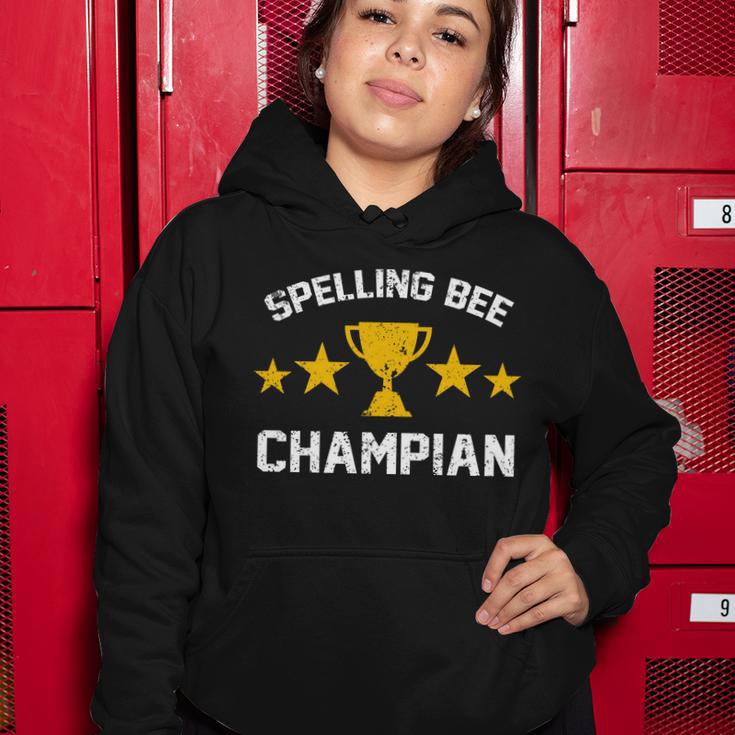 Spelling Bee Champian Funny Women Hoodie Unique Gifts