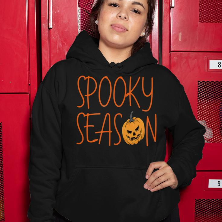 Spooky Season Cute Halloween Fall Season Women Hoodie Funny Gifts
