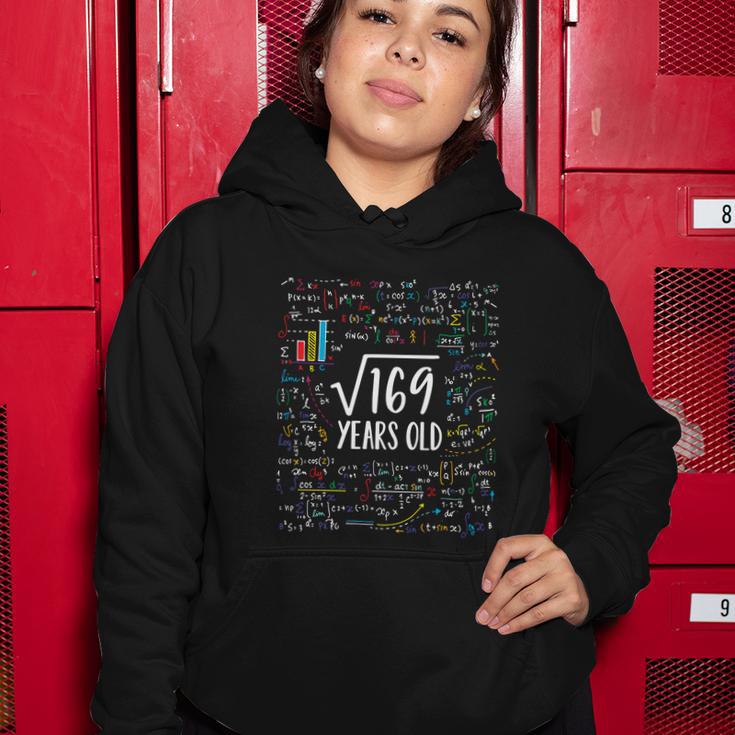 Square Root Of 169 13Th Birthday Gift 13 Year Old Gifts Math Bday Gift Tshirt Women Hoodie Unique Gifts