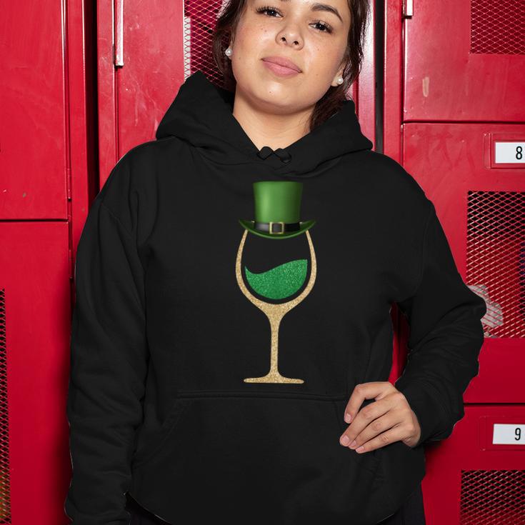 St Patricks Day Wine Glass Tshirt Women Hoodie Unique Gifts