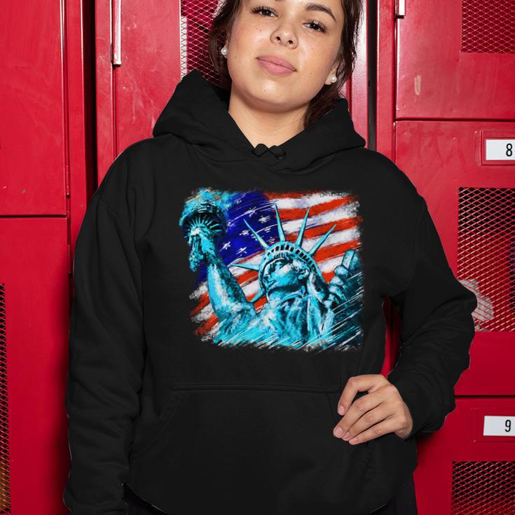 Statue Of Liberty Usa Women Hoodie Unique Gifts