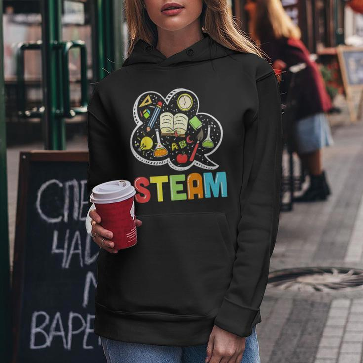 Steam Teacher And Student Back To School Stem Tee Women Hoodie Funny Gifts