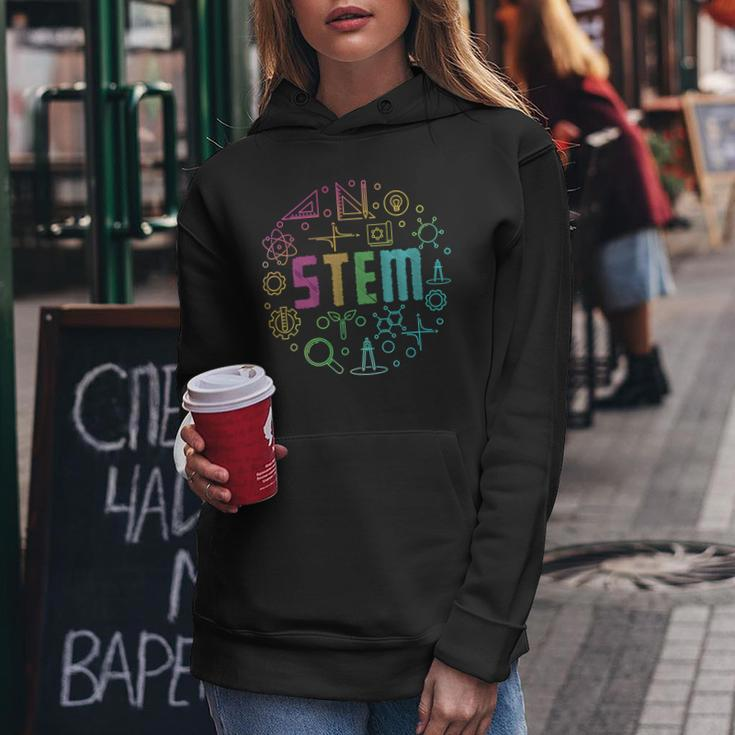 Stem Science Technology Engineering Math Teacher Gifts Women Hoodie Funny Gifts