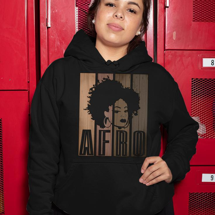Strong Black Afro Girl African American Melanin Afro Queen V2 Women Hoodie Funny Gifts