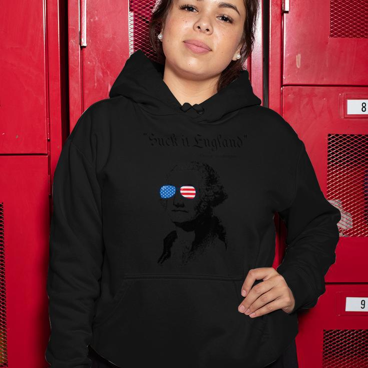 Suck It England Washington Funny 4Th Of July Usa Flag Women Hoodie Unique Gifts