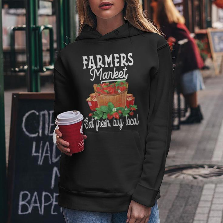 Support Your Local Strawberry Farmers Market Farmers Women Hoodie Personalized Gifts