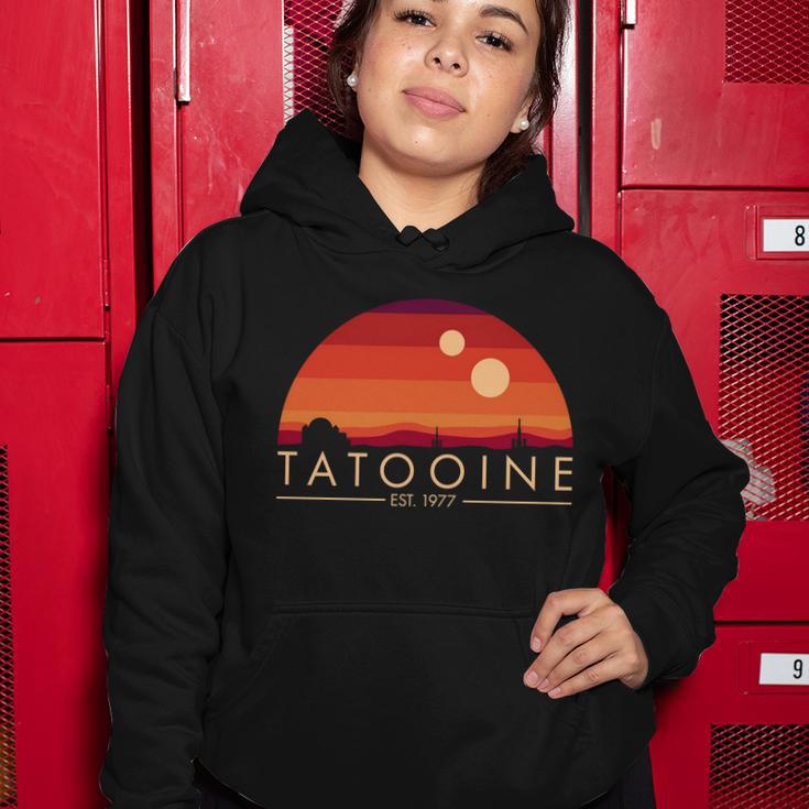 Tatooine Retro Sunset Logo Est 1977 Tshirt Women Hoodie Unique Gifts