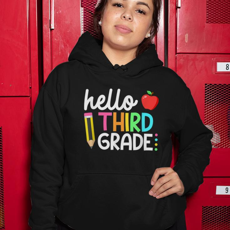 Team 3Rd Grade Back To School Funny Teacher Women Hoodie Unique Gifts
