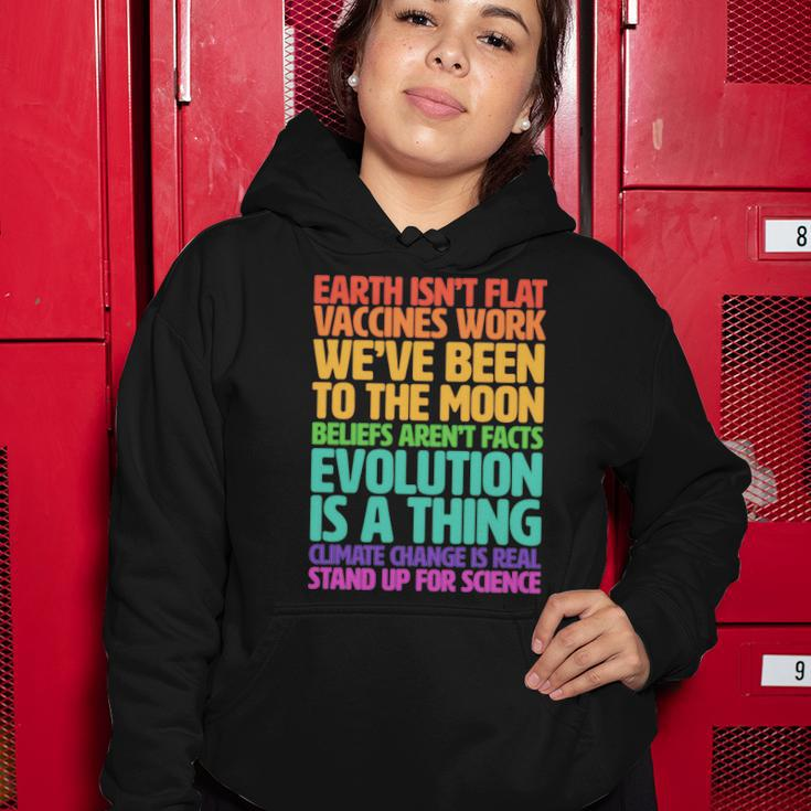 The Earth Isnt Flat Stand Up For Science Tshirt Women Hoodie Unique Gifts