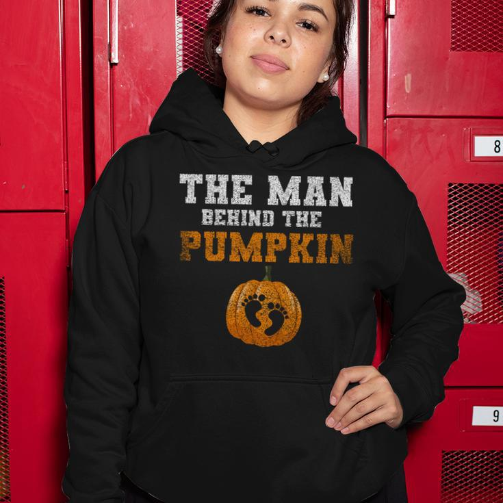 The Man Behind The Pumpkin Women Hoodie Unique Gifts
