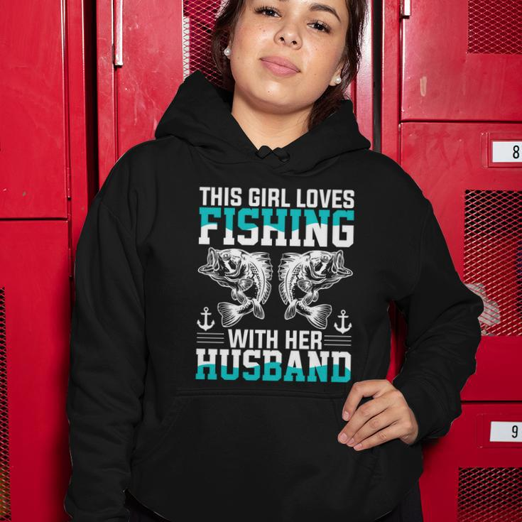 This Girl Loves Fishing With Her Hasband Women Hoodie Unique Gifts