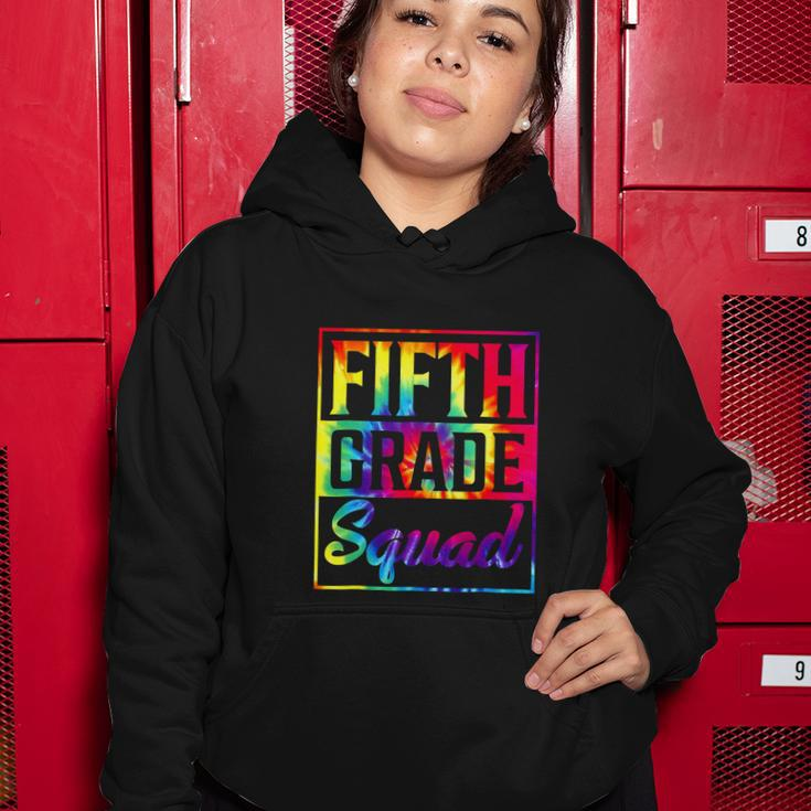 Tie Dye Fifth Grade Squad First Day Back To School Women Hoodie Unique Gifts