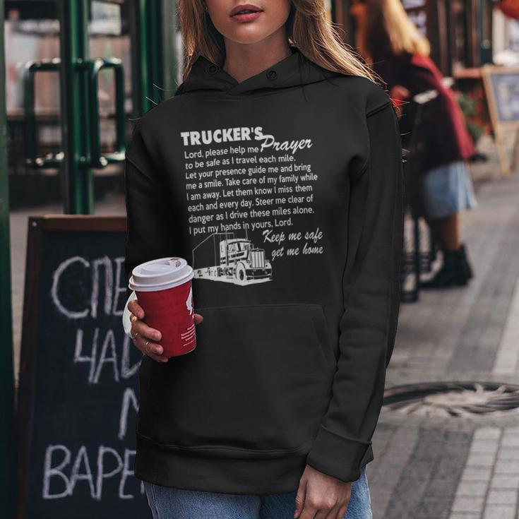 Trucker Truckers Prayer Truck Driver For AndShirt Women Hoodie Funny Gifts