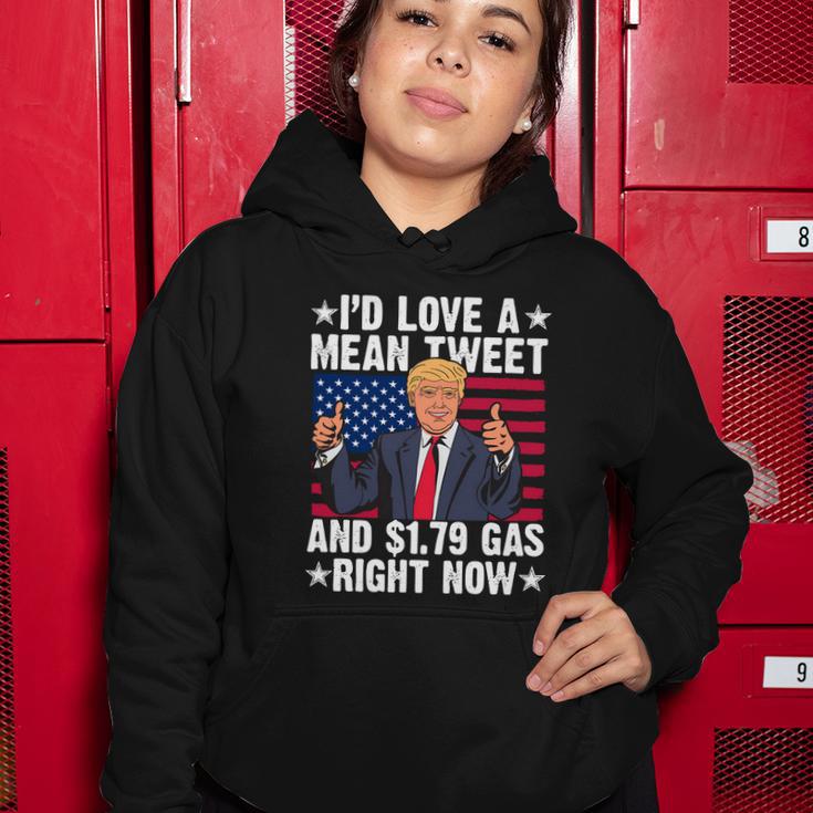 Trump 2024 Mean Tweets 179 Gas Women Hoodie Unique Gifts