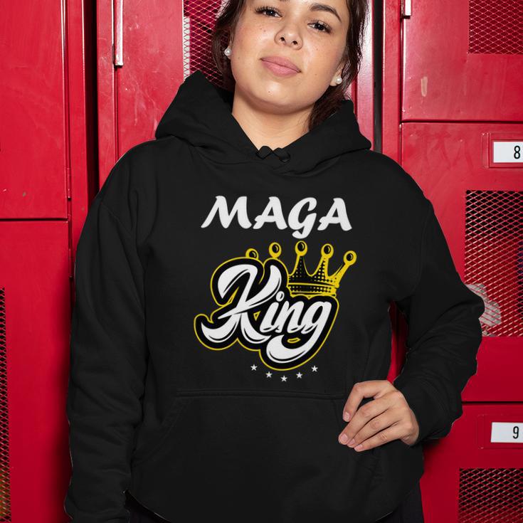 Ultra Maga King Crown Usa Trump 2024 Anti Biden V2 Women Hoodie Unique Gifts