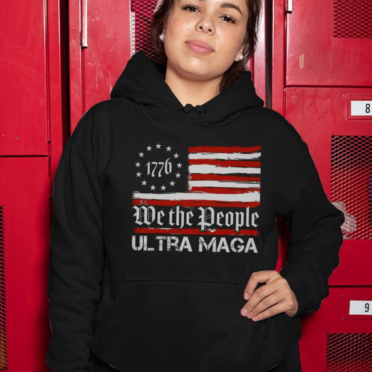 Ultra Maga We The People Shirt Funny Anti Biden Us Flag Pro Trump Trendy Tshirt Women Hoodie Unique Gifts