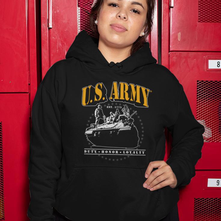 US Army Tank Duty Honor Loyalty Women Hoodie Unique Gifts