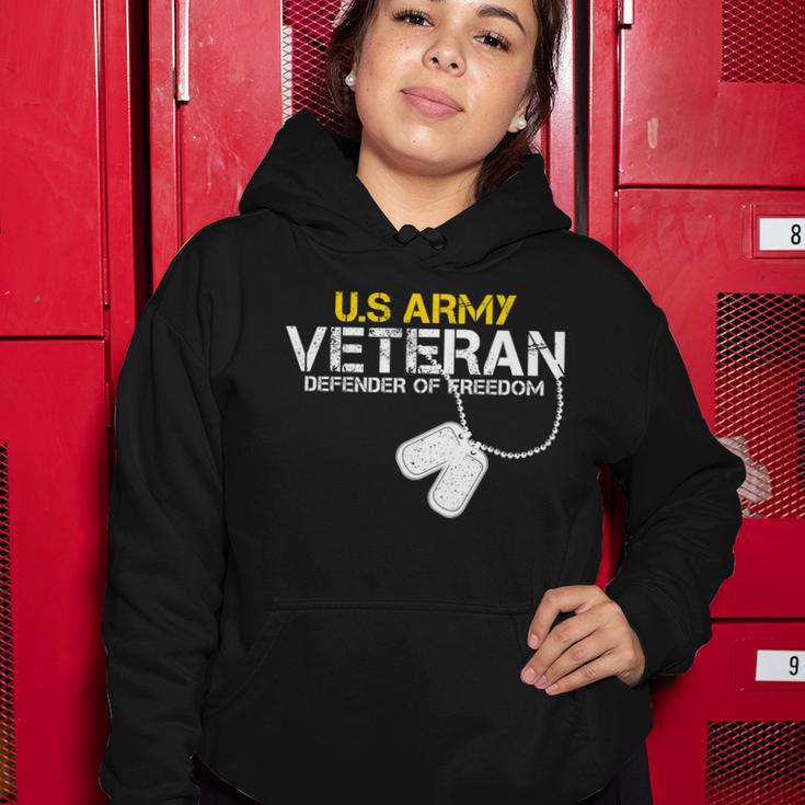 Us Army Veteran Defender Of Freedom Women Hoodie Unique Gifts