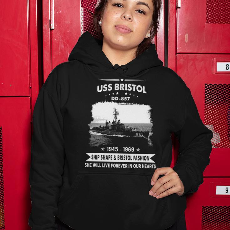 Uss Bristol Dd 857 Dd Women Hoodie Unique Gifts