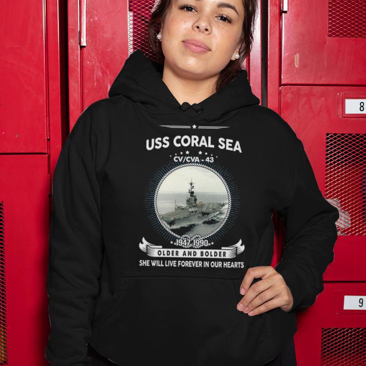 Uss Coral Sea Cv 43 Front Style Women Hoodie Unique Gifts