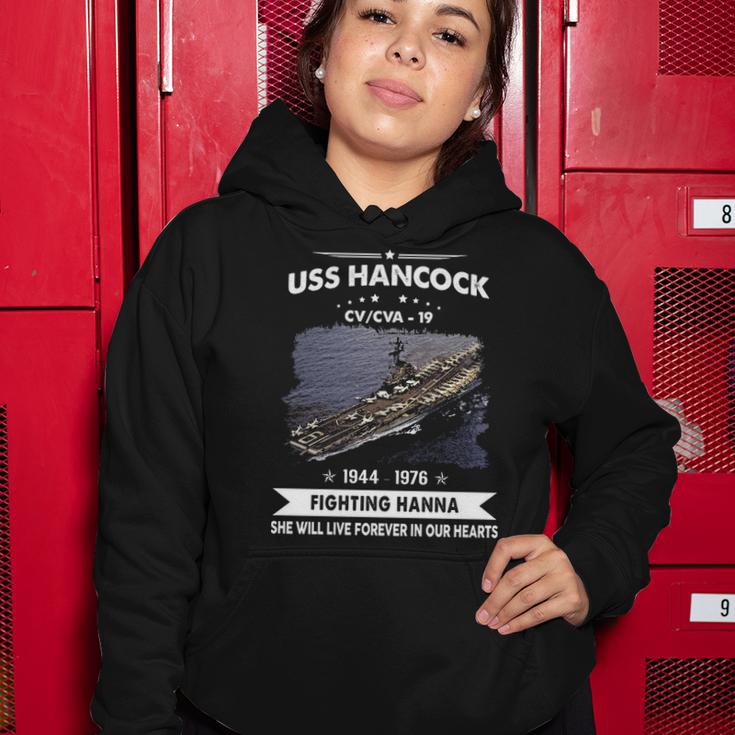 Uss Hancock Cva 19 Cv 19 Front Style Women Hoodie Unique Gifts