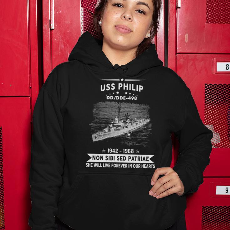 Uss Philip Dd 498 De Women Hoodie Unique Gifts