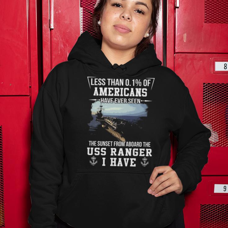 Uss Ranger Cva Cv 61 Sunset Women Hoodie Unique Gifts