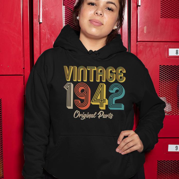 Vintage 1942 Original Parts 80Th Birthday V2 Women Hoodie Unique Gifts