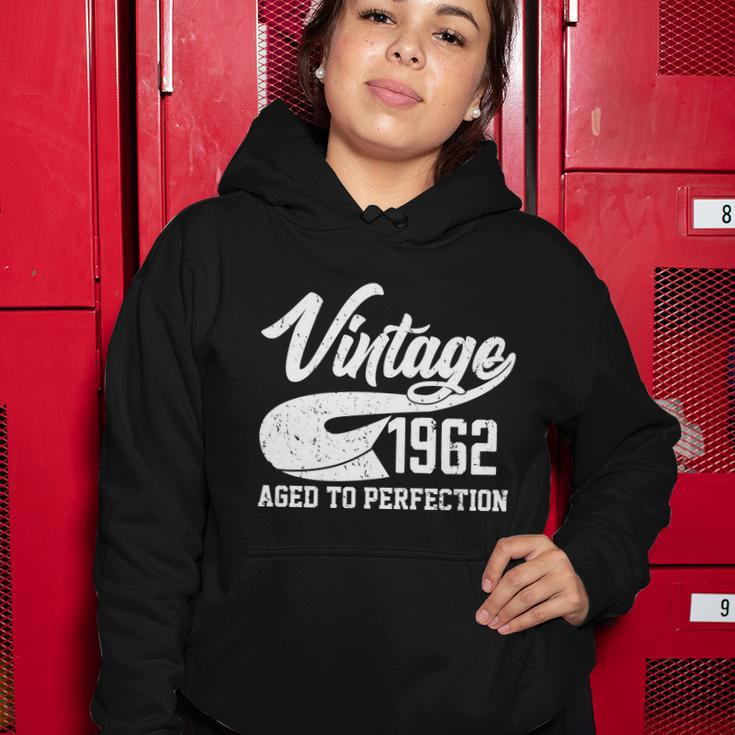 Vintage 1962 Aged To Perfection 60Th Birthday Women Hoodie Unique Gifts