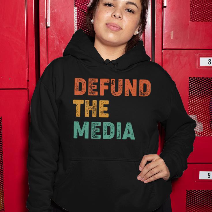 Vintage Defund The Media Tshirt Women Hoodie Unique Gifts