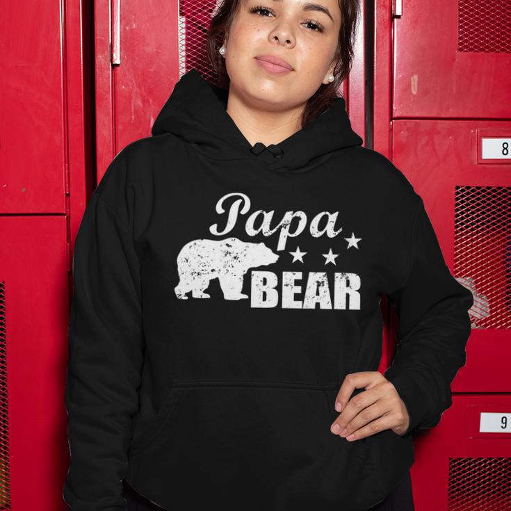 Vintage Papa Bear Tshirt Women Hoodie Unique Gifts