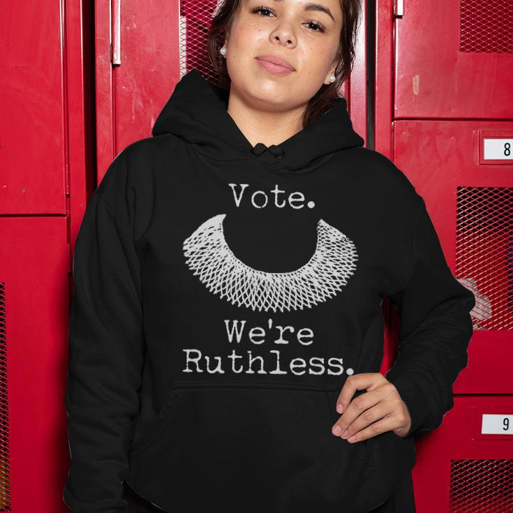 Vote Were Ruthless Rbg Ruth Bader Ginsburg Women Hoodie Unique Gifts