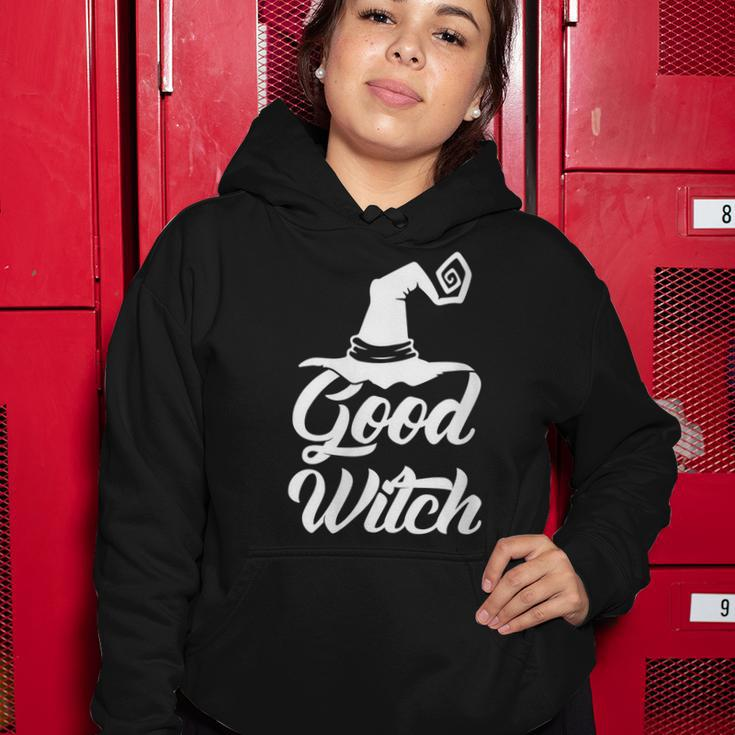 Womens Good Witch Funny Halloween Gift For Friend Women Hoodie Funny Gifts
