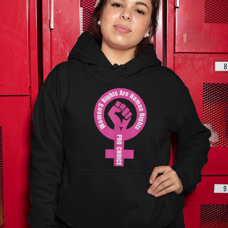 Womens Rights Are Human Rights Pro Choice Women Hoodie Unique Gifts