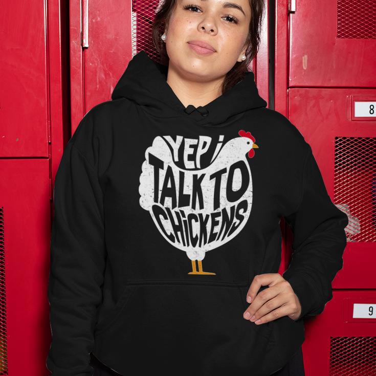 Yep I Talk To Chickens Tshirt Women Hoodie Unique Gifts