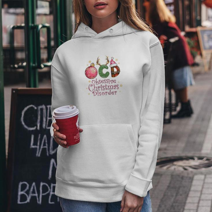 Christmas Ocd Obsessive Holiday Gift Women Hoodie Graphic Print Hooded Sweatshirt Funny Gifts