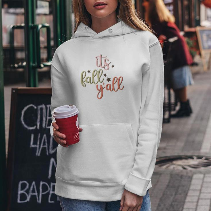 Fall Retro It Is Fall Yall Thanksgiving Quotes Autumn Season Women Hoodie Graphic Print Hooded Sweatshirt Funny Gifts