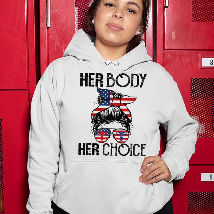 Her Body Her Choice Pro Choice Feminist V3 Women Hoodie Funny Gifts
