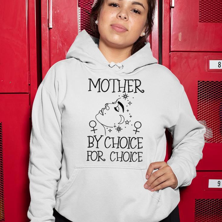 Mother By Choice For Choice Reproductive Rights Abstract Face Stars And Moon Women Hoodie Unique Gifts