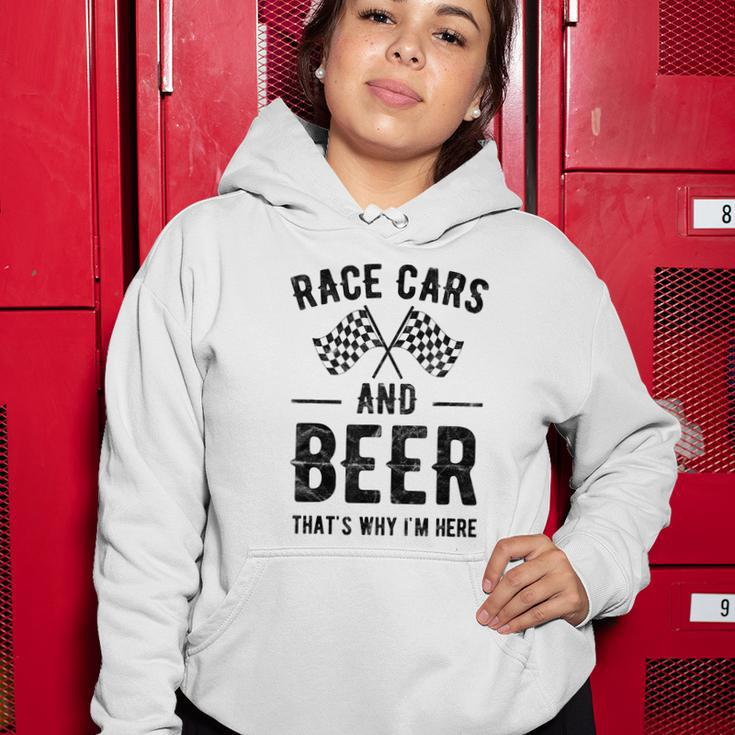 Race Cars And Beer Thats Why Im Here Garment Women Hoodie Unique Gifts