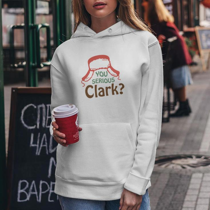 Retro Christmas You Serious Clark Women Hoodie Graphic Print Hooded Sweatshirt Funny Gifts