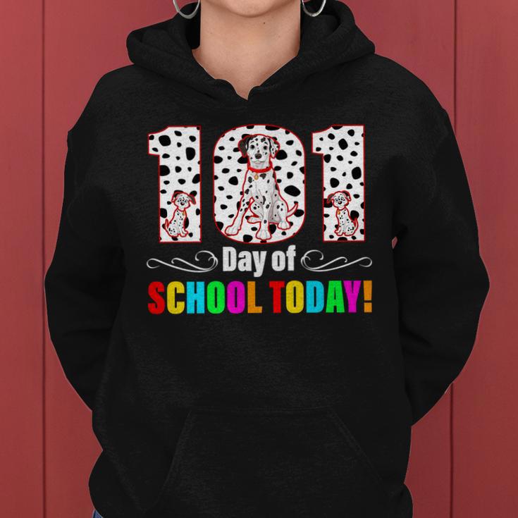 101 Days Of School Dalmatian Dog Cute Women Hoodie